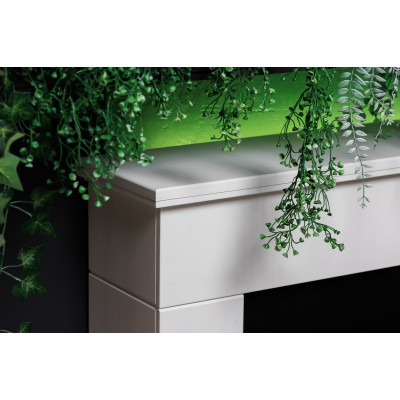 Royal Flame Bergen (Разборный) - Белый с черным Фото Royal Flame Bergen (Разборный) - Белый с черным