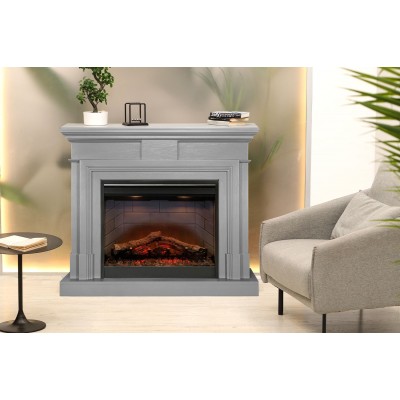 Фото Dimplex Coventry - Серый графит / Кирпич с очагом Cassette 600 LNH-INT