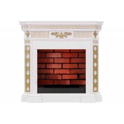 Dimplex Greece - Белый с золотом с очагом Cassette 400 NH Фото Dimplex Greece - Белый с золотом с очагом Cassette 400 NH