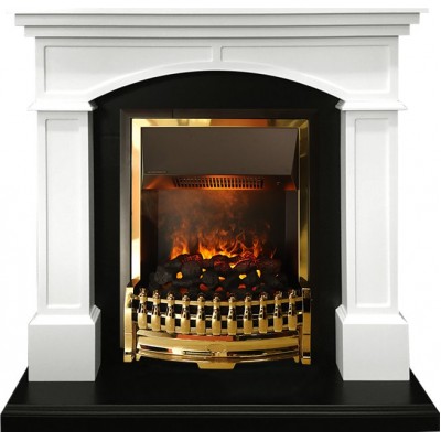 Фото Dimplex Langford - Белый с черным с очагом Atherton