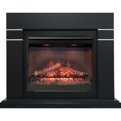 Фото Dimplex Lindos - Черный (Высота 985мм) с очагом Symphony 26 DF2608-INT