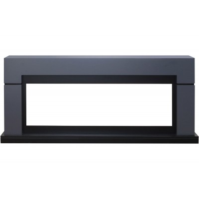 Dimplex Lindos (линейный) - Серый графит с очагом Ignite XLF50 Фото Dimplex Lindos (линейный) - Серый графит с очагом Ignite XLF50