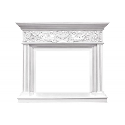 Фото Dimplex Palace - Белый с серебром с очагом Symphony 30 DF3020-EU