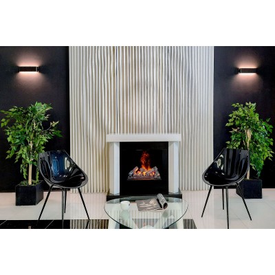 Фото Dimplex Vancouver - Фактурный белый с очагом Symphony 26 DF2608-INT