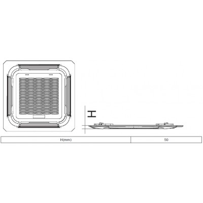 Фото General Climate GCKD-300Si кассетный фанкойл