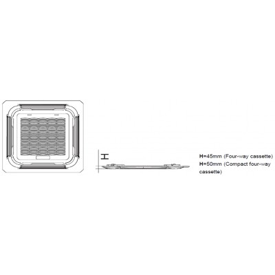 Фото General Climate GCKD-500i кассетный фанкойл