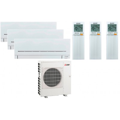 Фото Mitsubishi Electric 2 * MSZ-AP25VGK + MSZ-AP50VG / MXZ-4F83VFHZ
