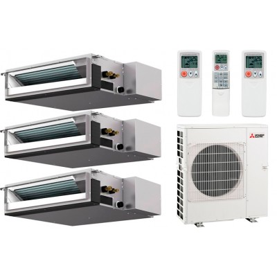 Фото Mitsubishi Electric 2 * SEZ-M25DA + SEZ-M50DA / MXZ-4F83VFHZ