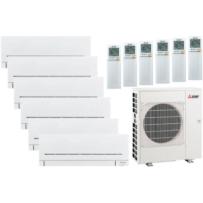 Фото Mitsubishi Electric 6 * MSZ-AP25VGK / MXZ-6F122VF